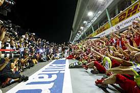 В последнее время дела Ferrari на гоночных трассах пошли на лад © LAT