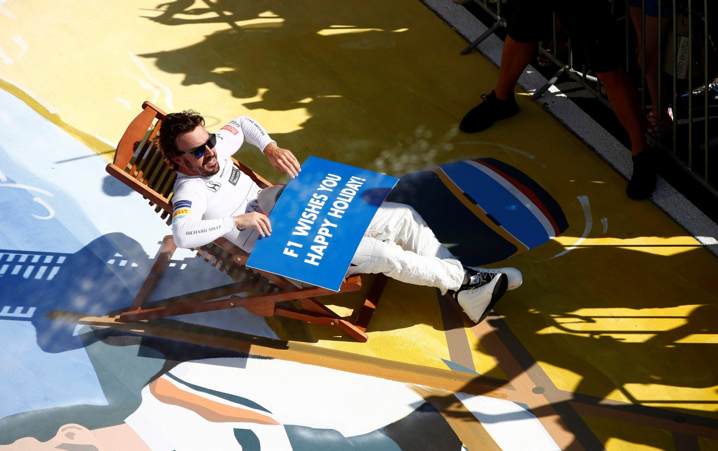 Алонсо после финиша Гран При Венгрии © (c) McLaren