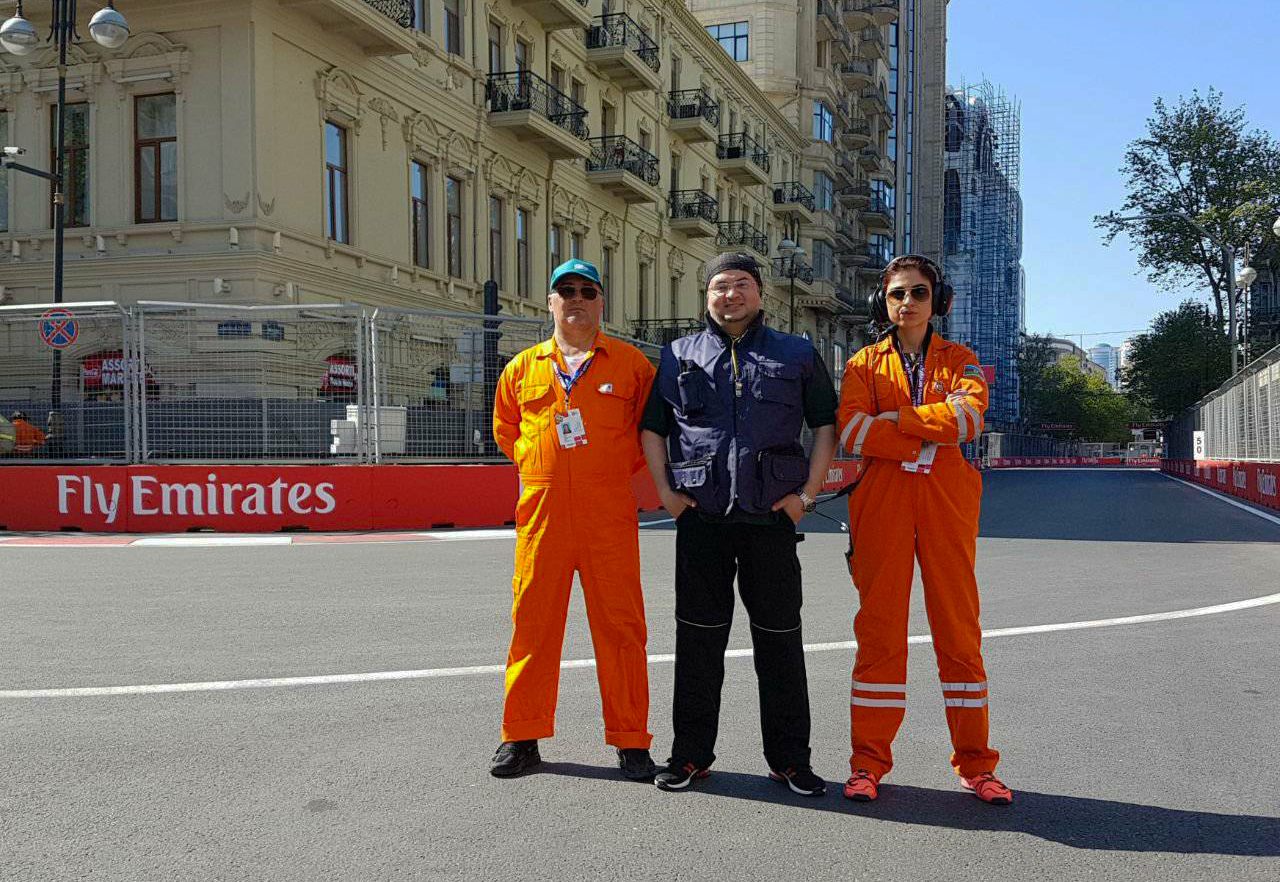 Маршалы на Гран При Азербайджана © Амон Карабаев