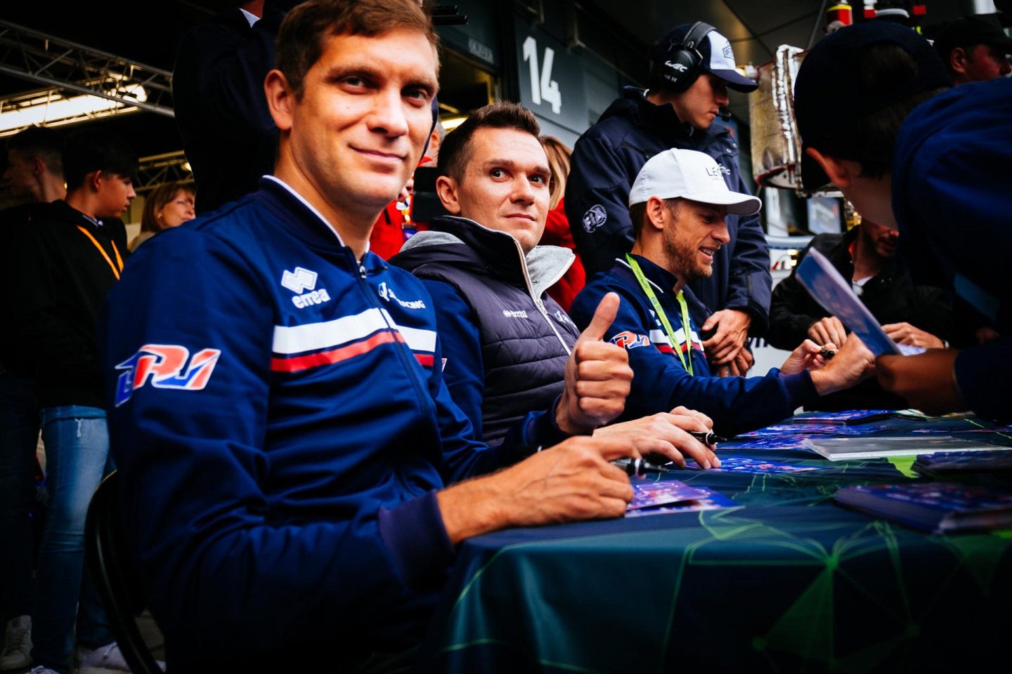 Петров, Алешин и Баттон. Сильверстоун © SMP Racing
