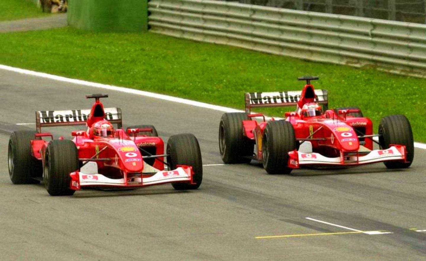 Финиш Гран При Австрии-2002 © dailymail.co.uk