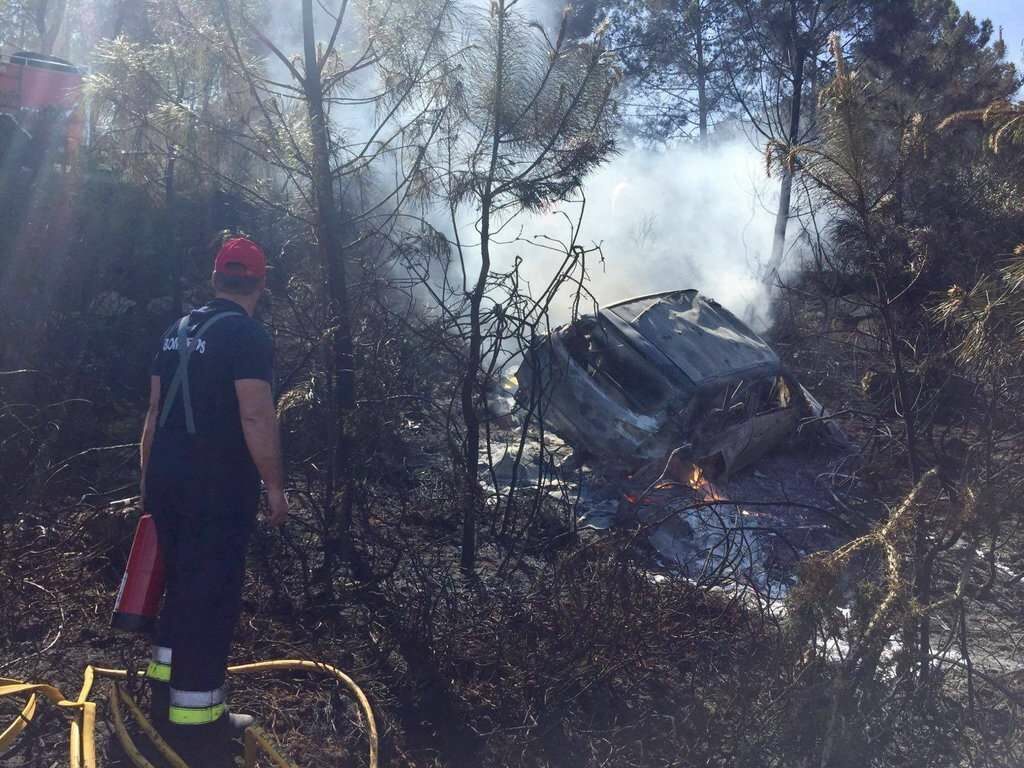 Видео: Авария и пожар на машине Хейдена Паддона на Ралли Португалия
