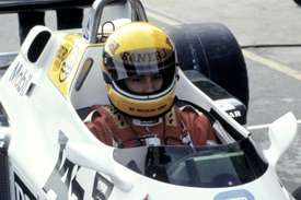 Свои первые тесты в Ф1 Айртон Сенна провел в Донингтоне в июле 1983 года за рулем Williams FW08C © LAT