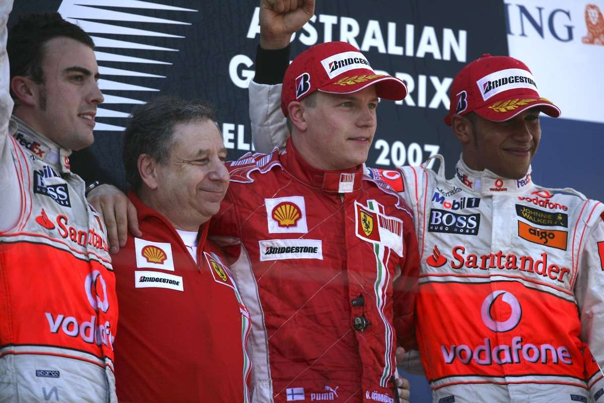 Подиум Гран При Австралии-2007