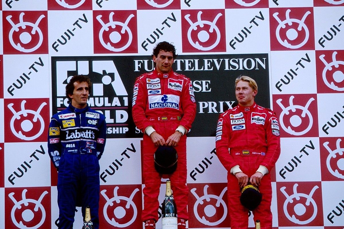 Подиум ГП Японии-1993 © autosport.com