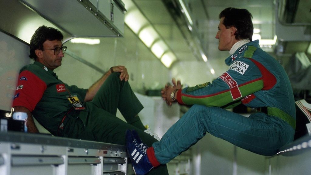 Эдди Джордан и Михаэль Шумахер © autosport.com