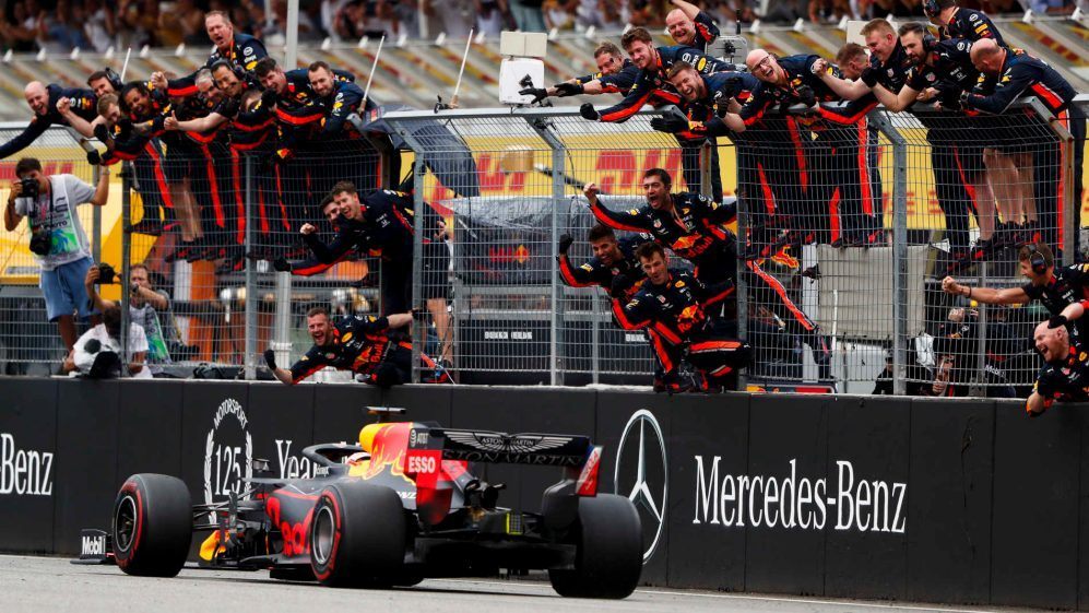 Победный финиш Макса Ферстаппена на Гран При Германии © Formula 1