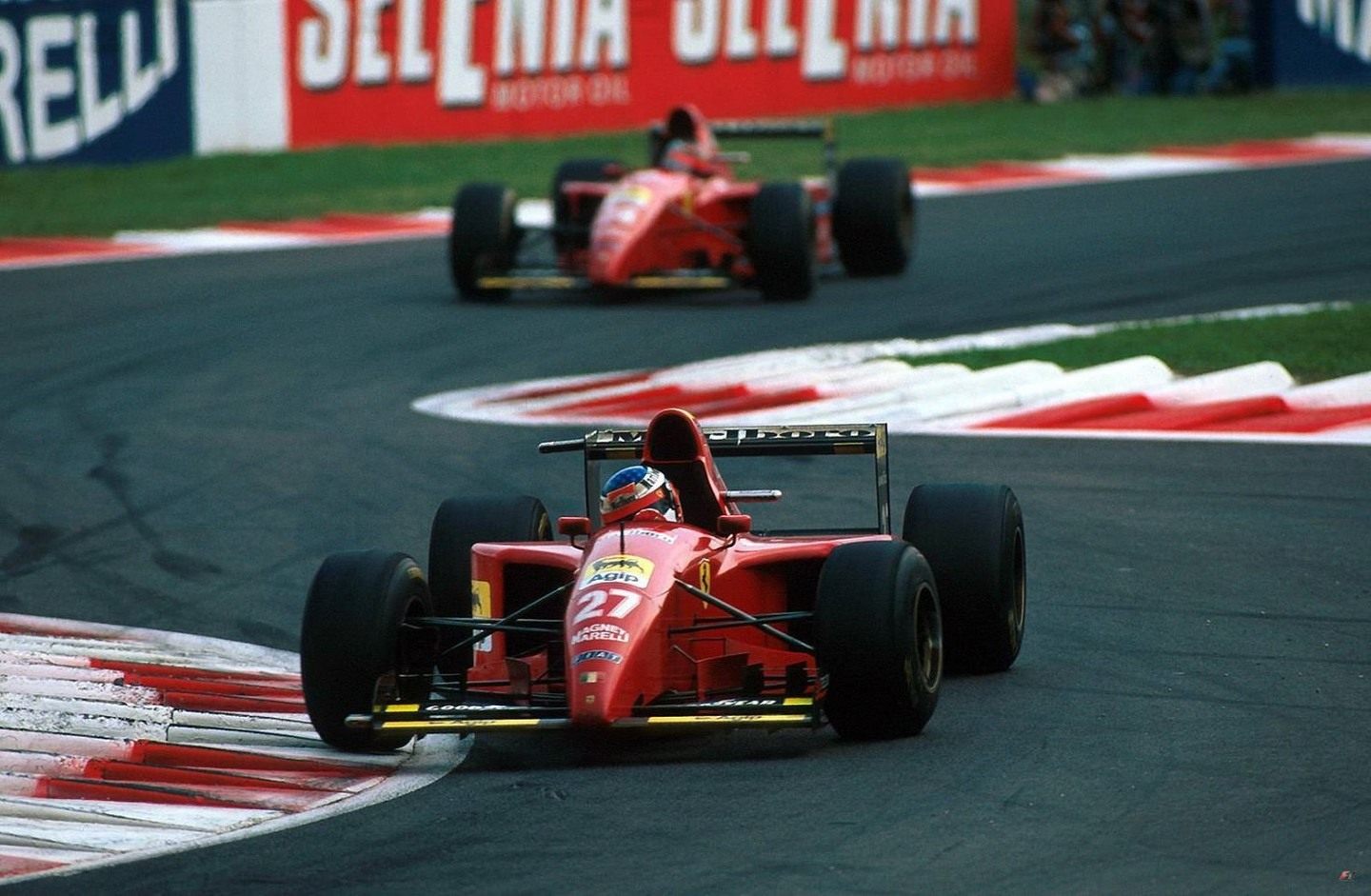 Жан Алези и Герхард Бергер на Гран При Италии-1995 © f1tr3.com
