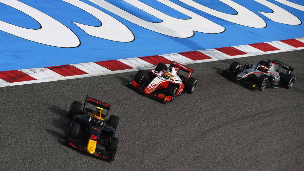 Дарувала, Шумахер и Мазепин на этапе Ф2 в Бахрейне © Formula 2