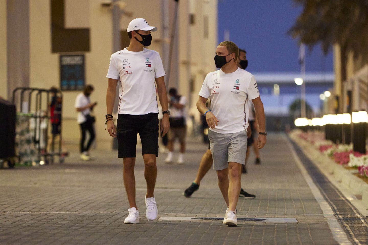 Рассел и Боттас в Абу-Даби © Mercedes AMG F1
