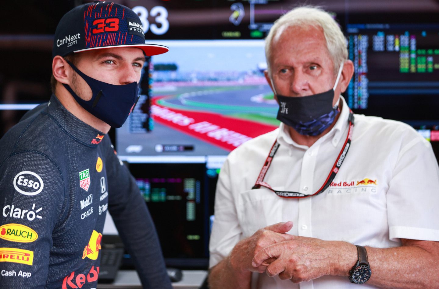 Макс Ферстаппен и Хельмут Марко © Red Bull Content Pool / Getty Images
