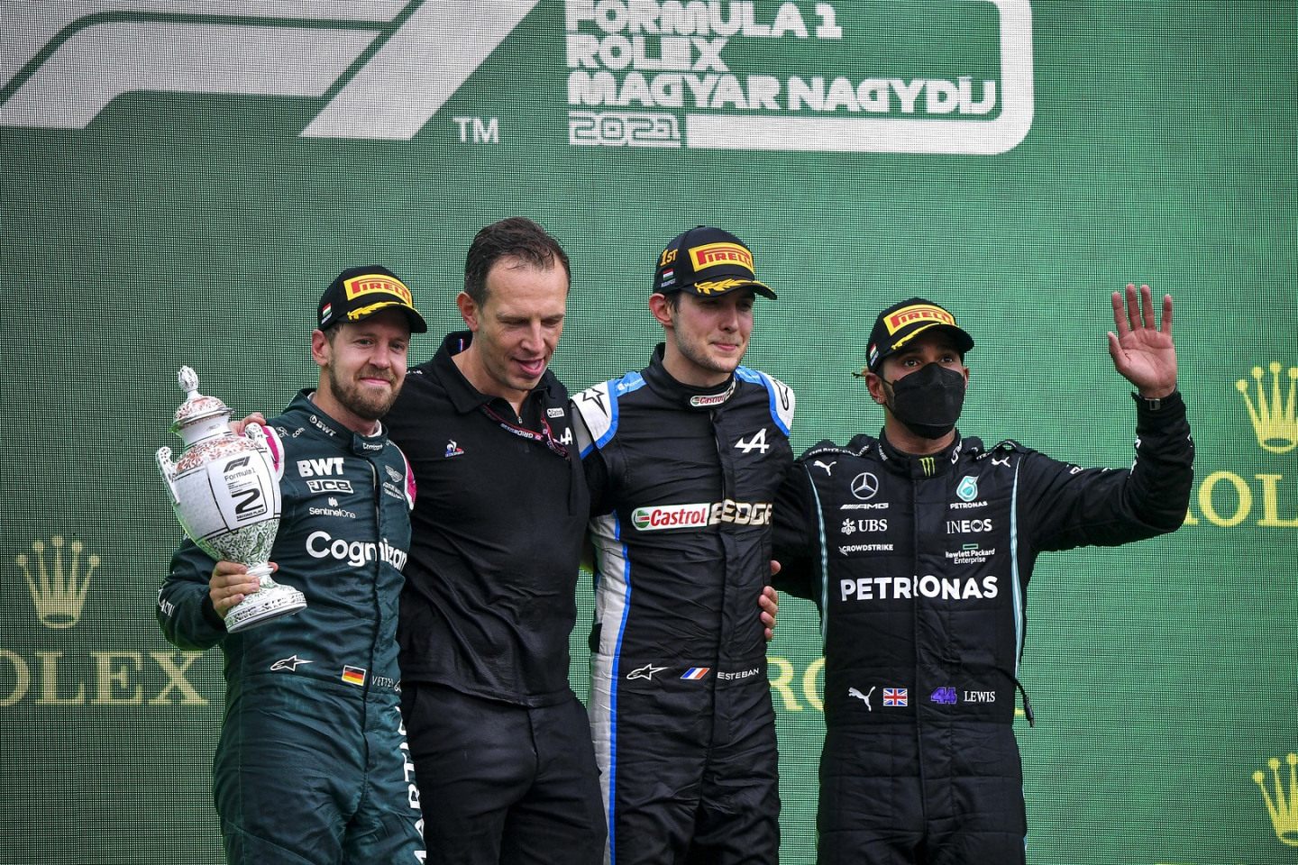 Подиум Гран При Венгрии © Mercedes AMG F1 / LAT Images