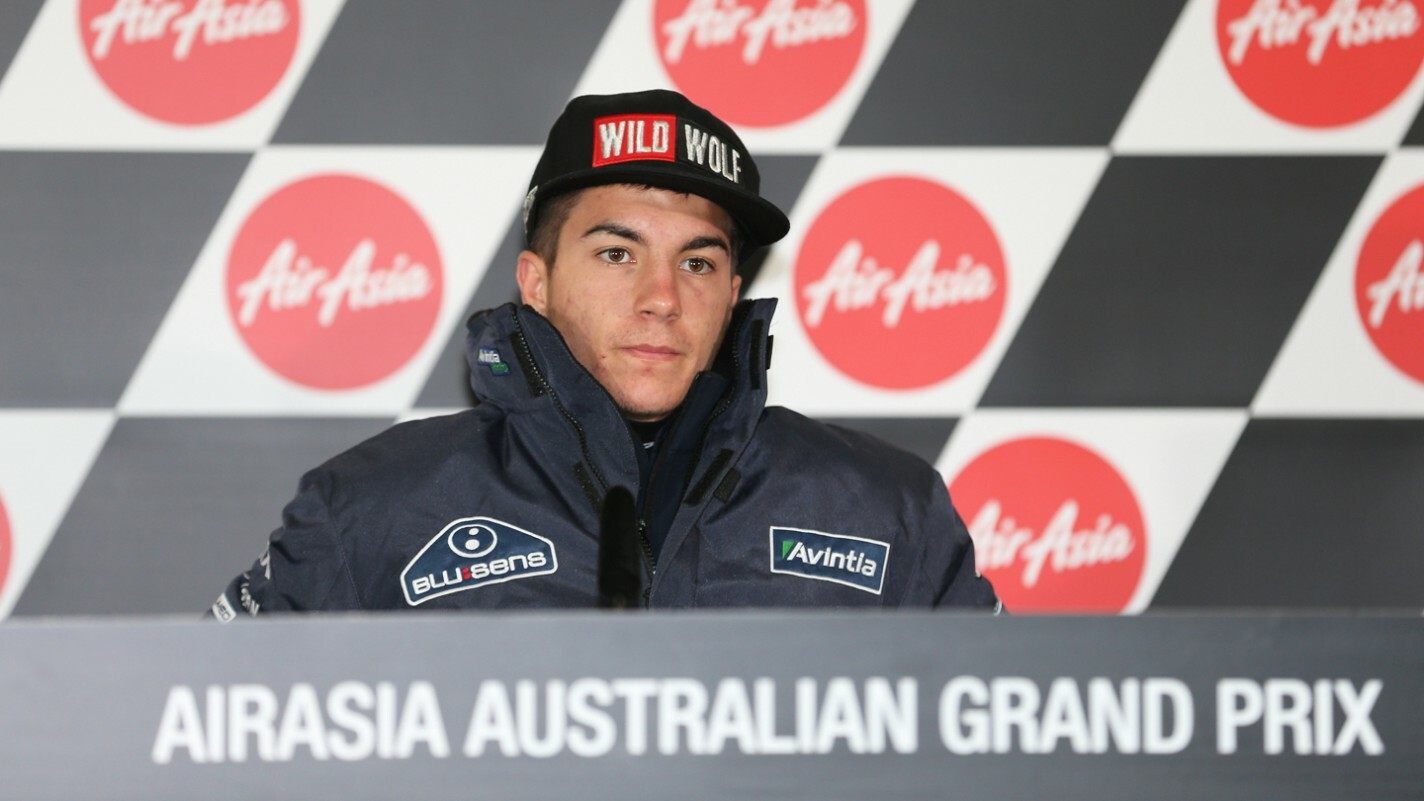 Маверик Виньялес на пресс-конференции перед Гран При Австралии-2012 © MotoGP