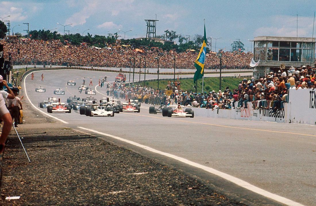 Старт Гран При Бразилии-1974 © McLaren
