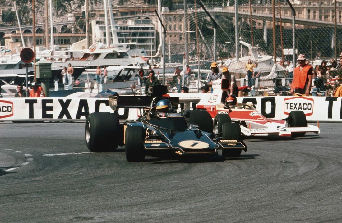 Ронни Петерсон и Эмерсон Фиттипальди на Гран При Монако-1974 © McLaren