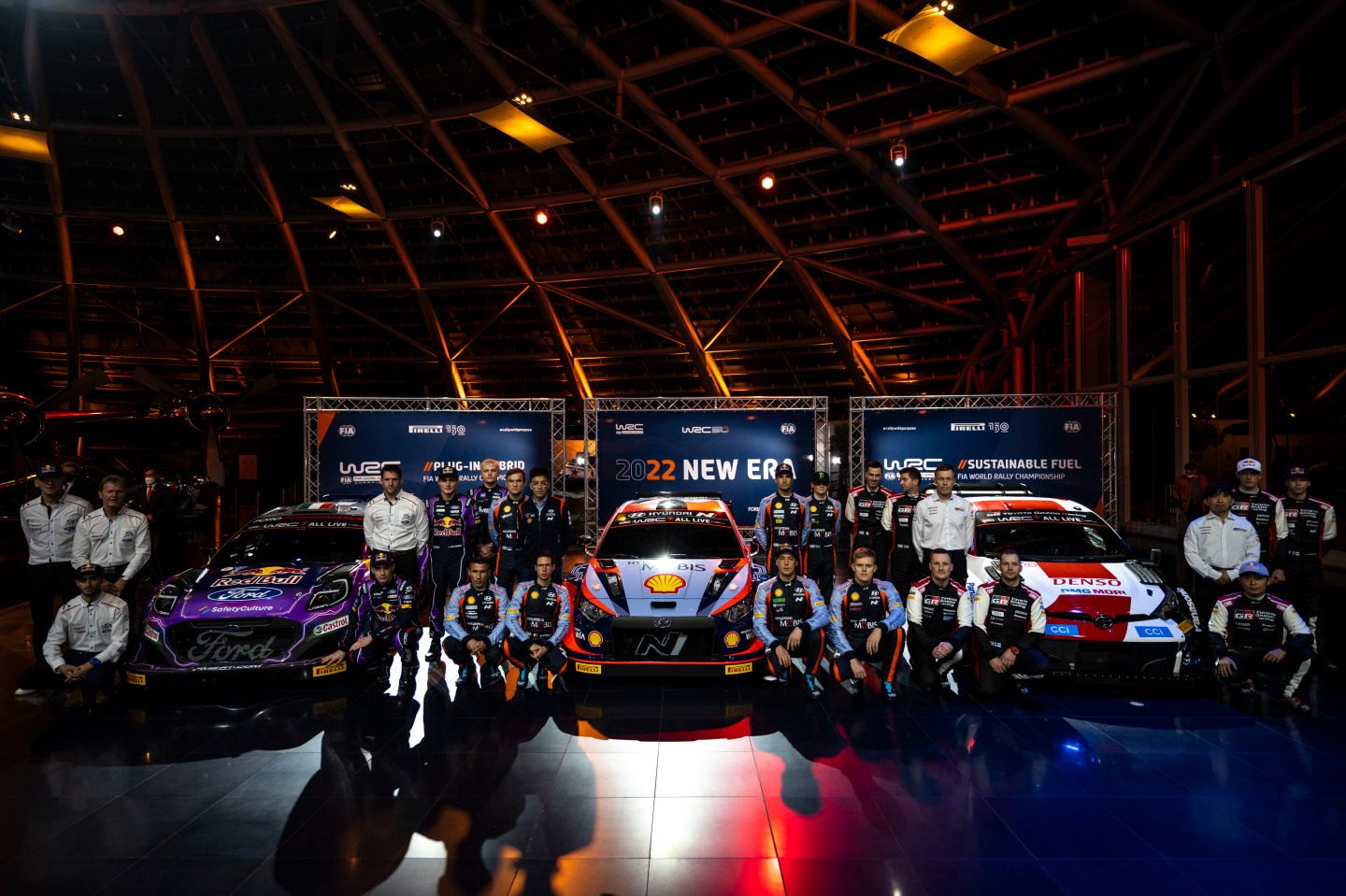 Гибридные автомобили WRC оснащены 1,6-литровым турбомотором мощностью 380 л.с. и гибридным модулем Compact Dynamic © Red Bull Content Pool