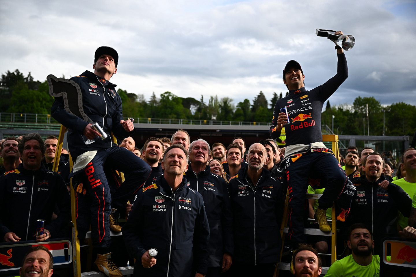 Празднование победы в Red Bull Racing © Red Bull Content Pool