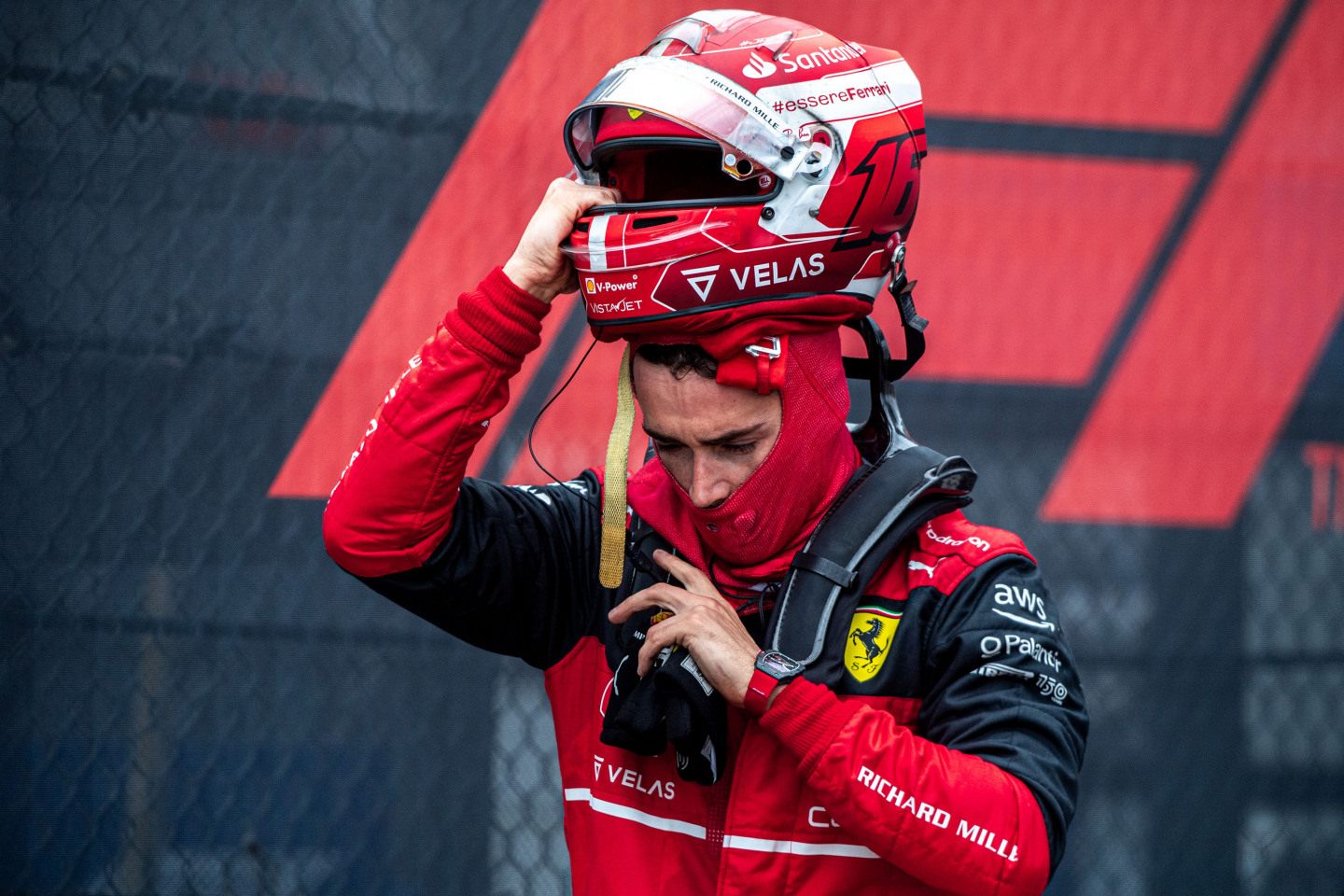 Шарль Леклер после финиша © Ferrari