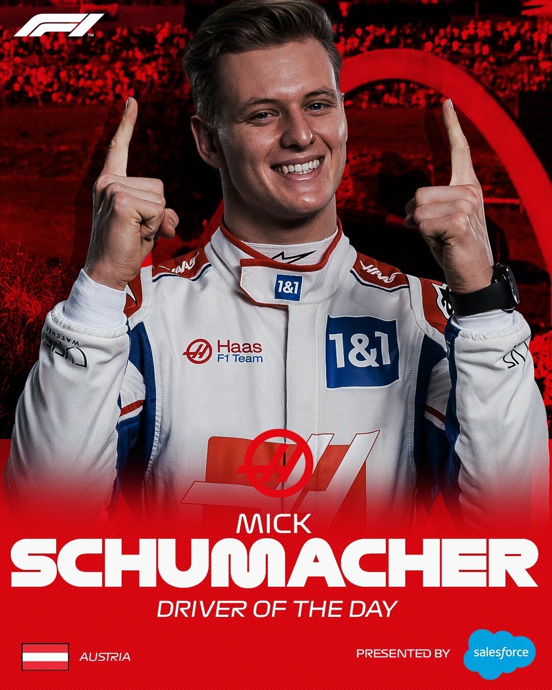 Мик Шумахер – «Гонщик дня» на Гран При Австрии © F1