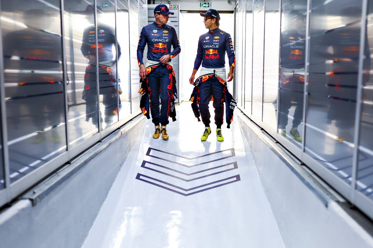 Макс Ферстаппен и Серхио Перес © Red Bull Content Pool