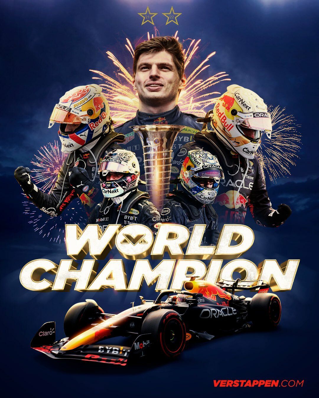 Макс Ферстаппен – двукратный чемпион мира Формулы 1 © Red Bull Content Pool