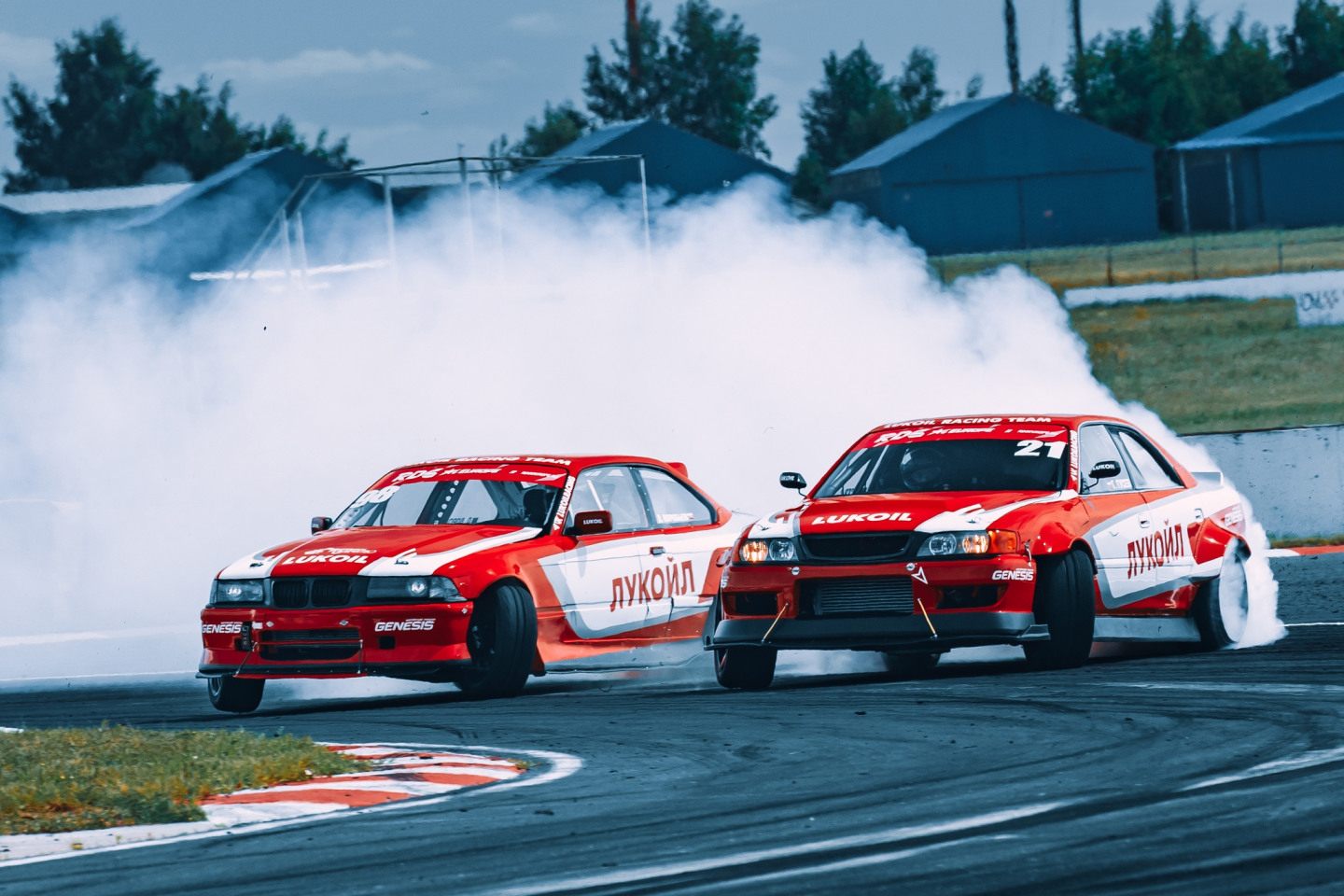 Яркий дрифт и взаимное обучение напарников — таков сезон LUKOIL Racing Drift Team в RDS Europe © LUKOIL Racing Drift Team