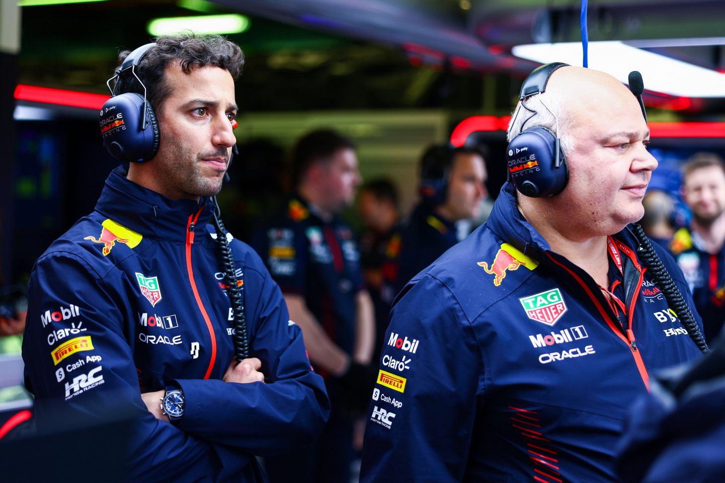 Даниэль Риккардо в боксах Red Bull Racing © Red Bull Content Pool