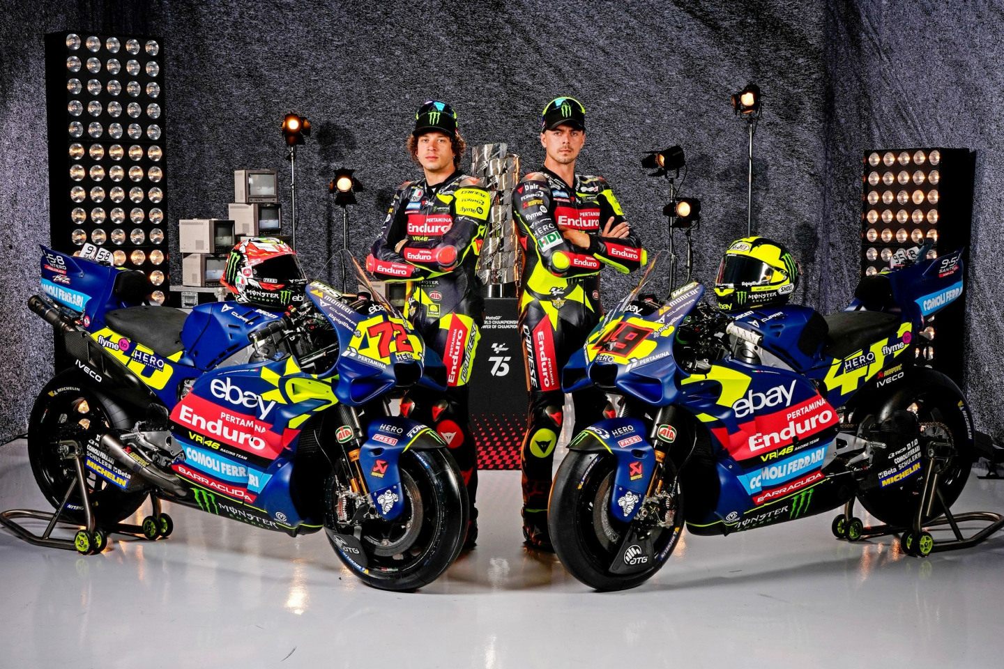 Pertamina Enduro VR46 Racing Team MotoGP 75th Anniversary Special © MotoGP