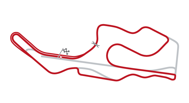 Конфигурация трассы, которую использует IndyCar