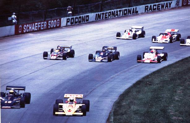 Старт гонки в Поконо в 1980 году
