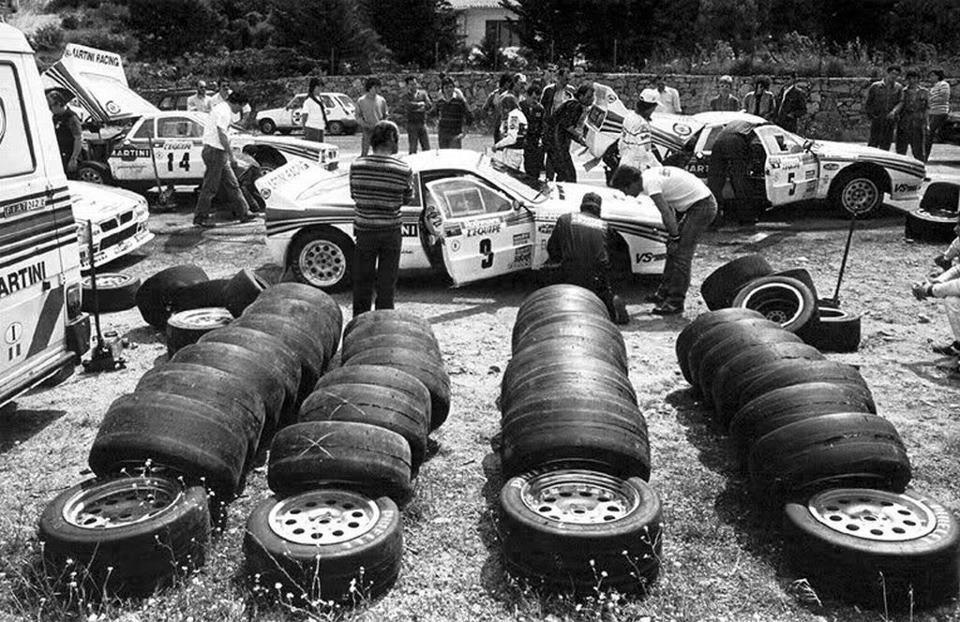 Пит-стопы в исполнении команды Lancia © lanciaworkshistory