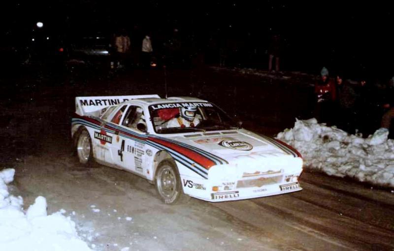 Lancia на Ралли Монте-Карло-1983 © rallyemontecarlo1983