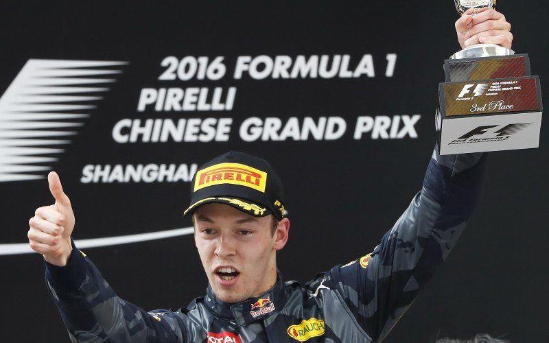 Второй и последний подиум Даниила Квята в Формуле 1 на Гран При Китая © Red Bull