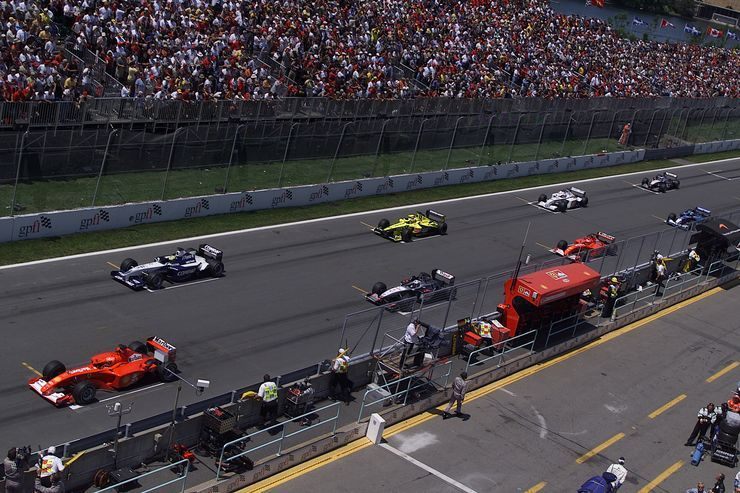 Старт Гран При Канады-2001 © Auto Motor und Sport