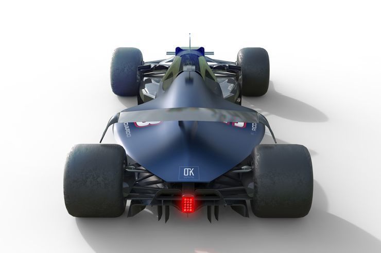 Концепция машины Red Bull в 2021 году, вид сзади © Olcay Tuncay Karabulut