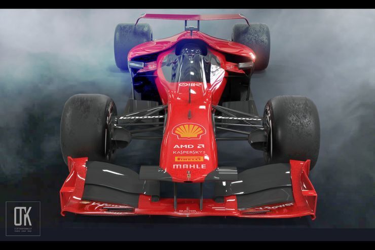Концепция машины Ferrari в 2021 году © Olcay Tuncay Karabulut