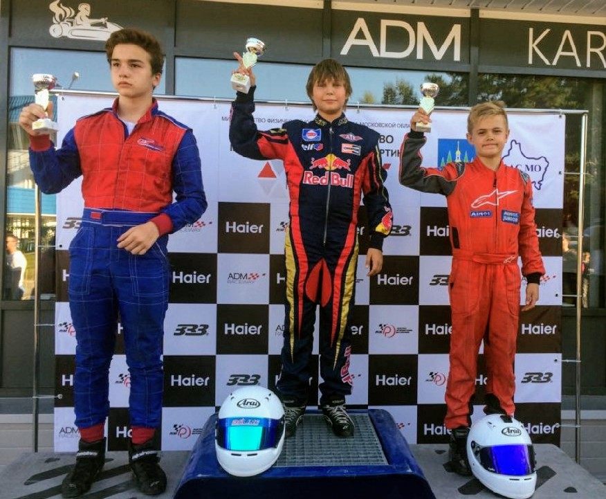 На чемпионате Московской области, прошедшем на ADM Raceway, Владимир Павленко завоевал бронзу© Aimol Junior