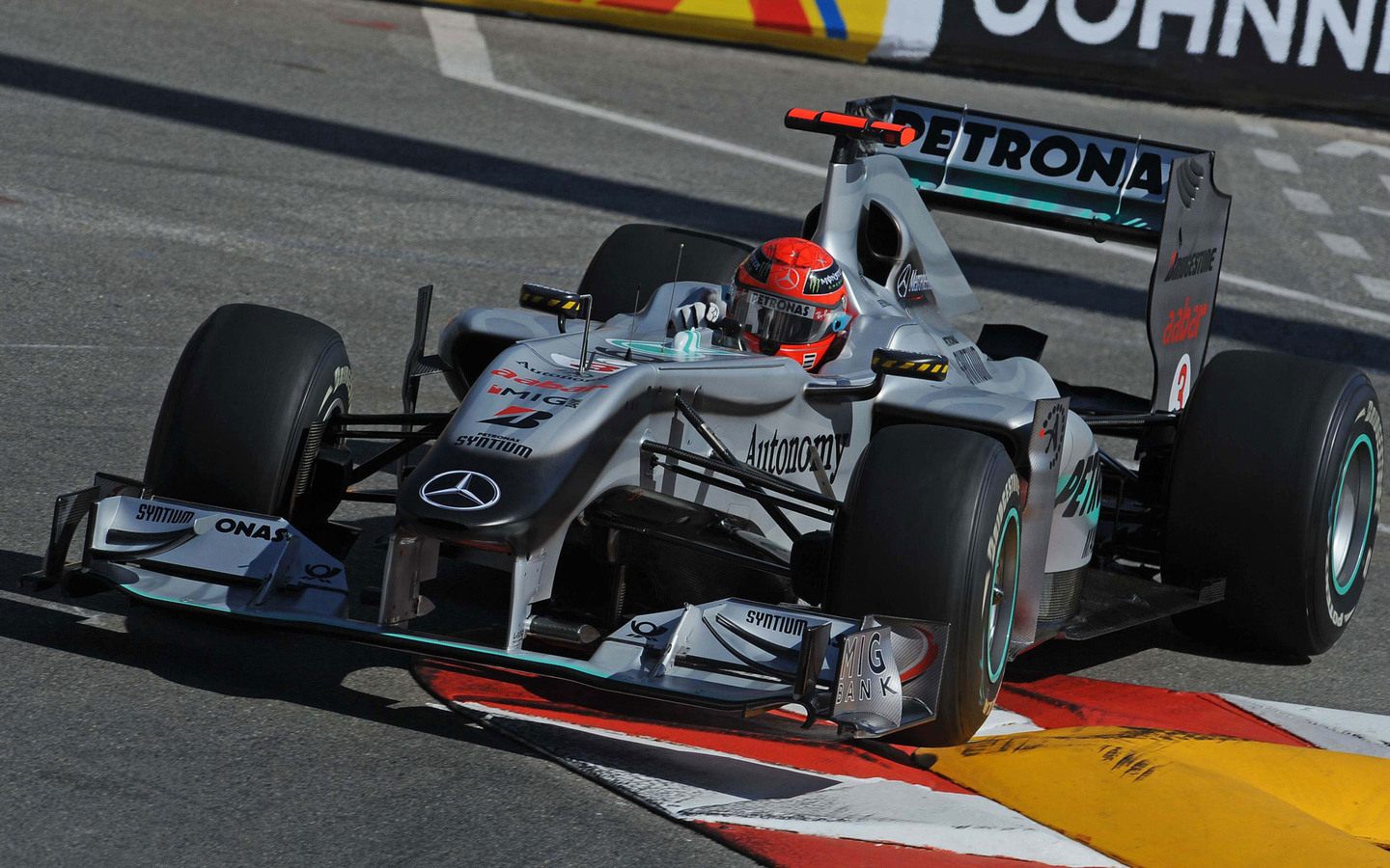Михаэль Шумахер на Гран При Монако-2010 © Mercedes