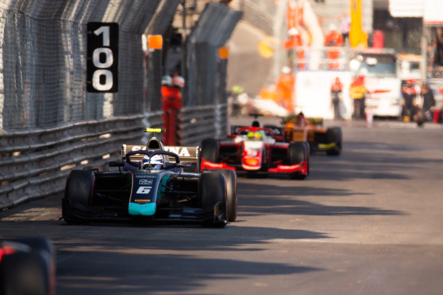 Латифи во время субботнего спринта © FIA Formula 2 Championship