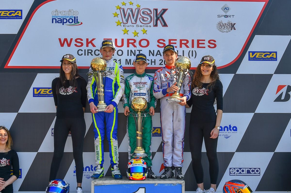 Никита Бедрин – победитель гонки WSK Euro Series © WSK Euro Series