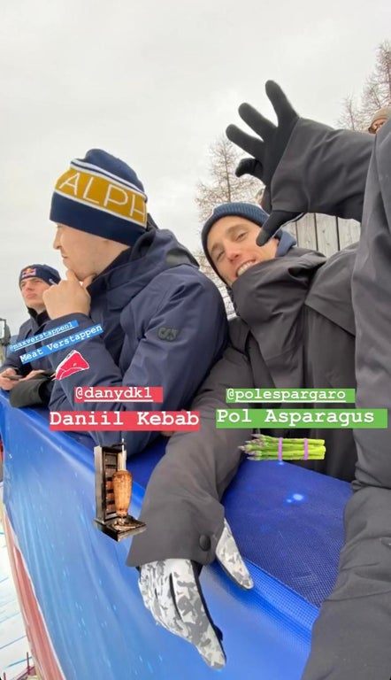 Макс Ферстаппен, Даниил Квят и Пол Эспаргаро © instagram.com/alex_albon
