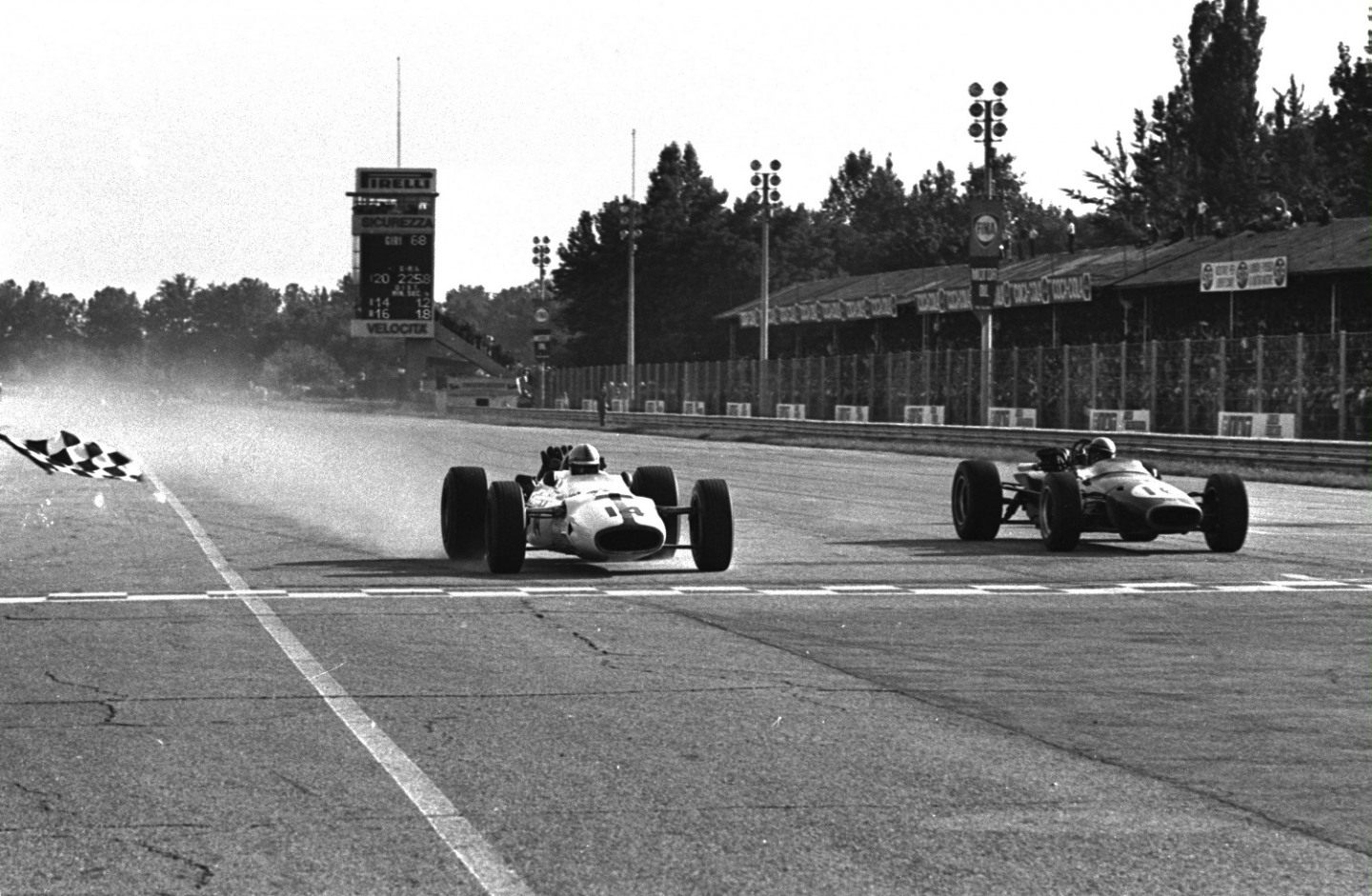 Финиш Гран При Италии-1967 © Formula 1