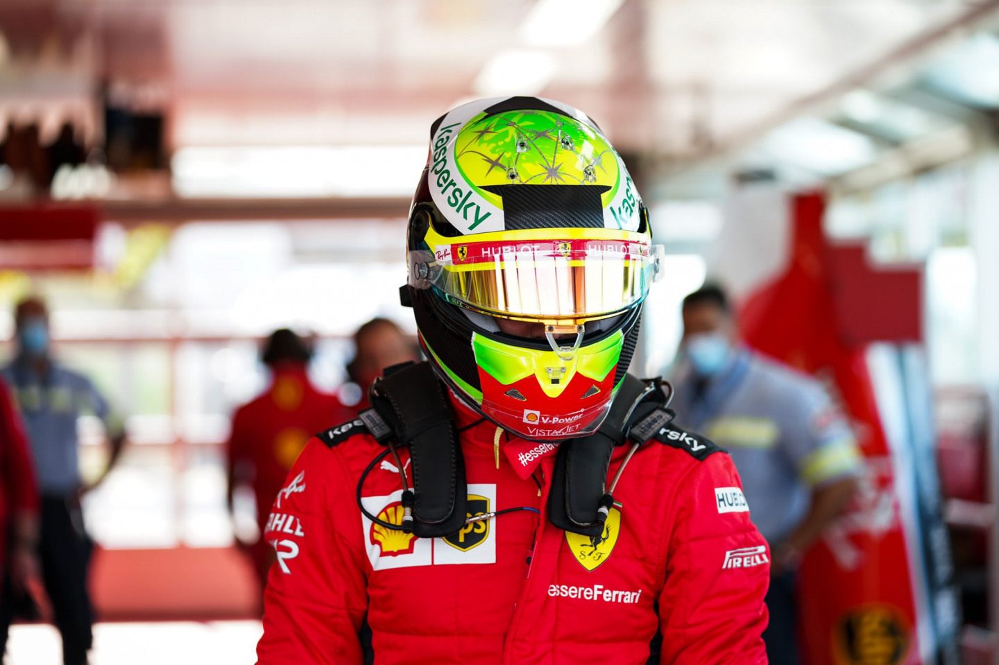 Мик Шумахер на тестах Ferrari во Фьорано © @insideFDA