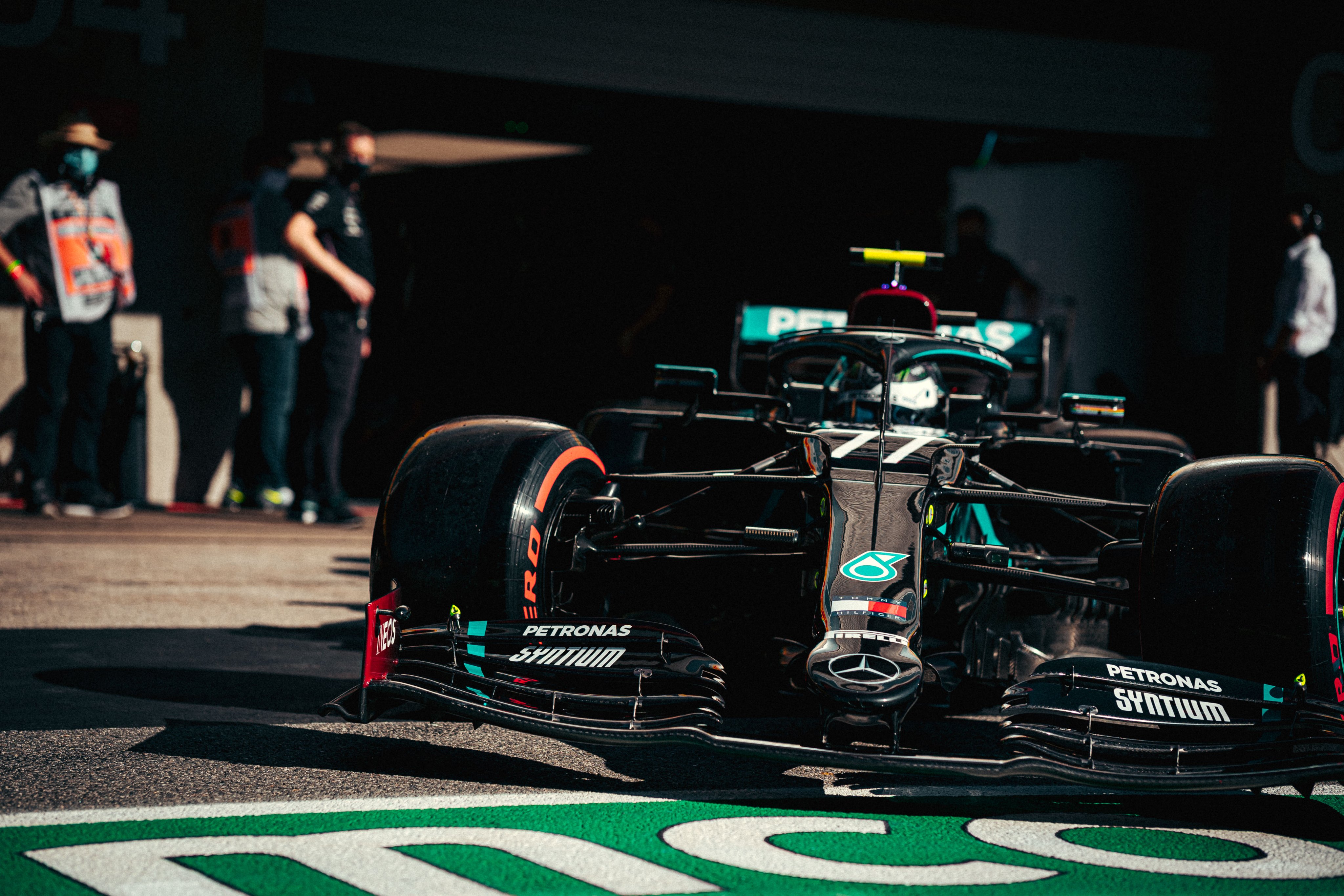 Тренировка машины. Гран при Португалии.