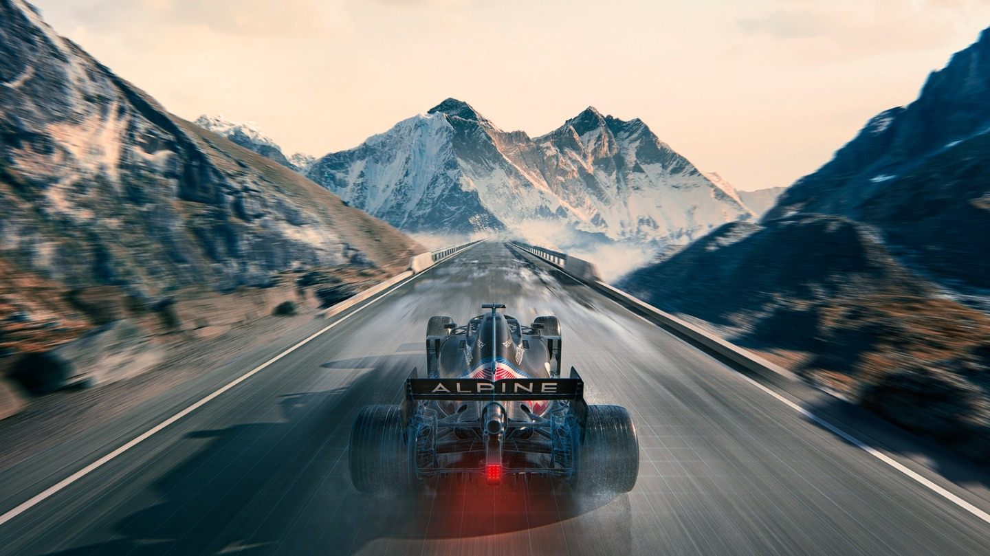 Ливрея машины Alpine в Формуле 1 © Alpine