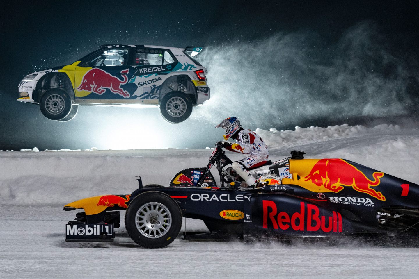 Макс Ферстаппен на машине с чемпионской единичкой © Joerg Mitter / Red Bull Content Pool