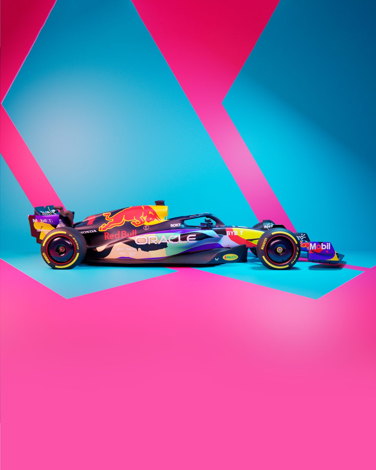 Варианты ливреи Red Bull Racing на Гран При Майами © Red Bull Racing