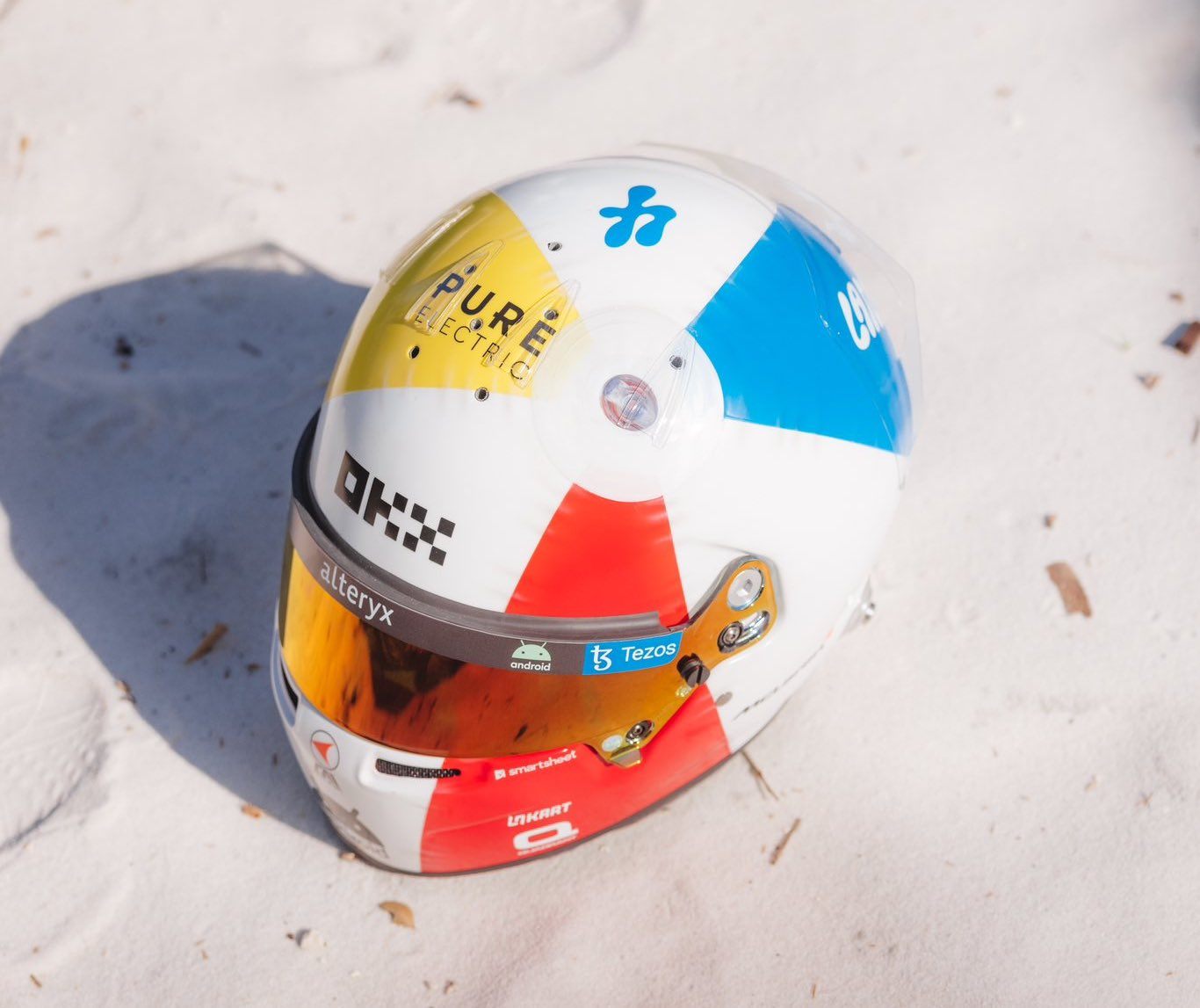 Шлем Ландо Норриса на Гран При Майами © Соцсети