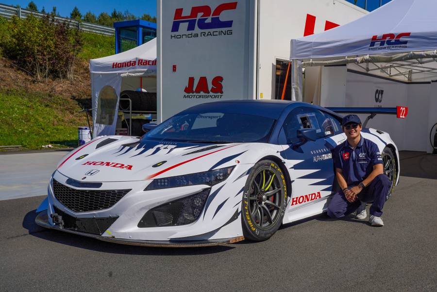 Юки Цунода с Honda NSX GT3 Evo на «Нордшляйфе» © HRC