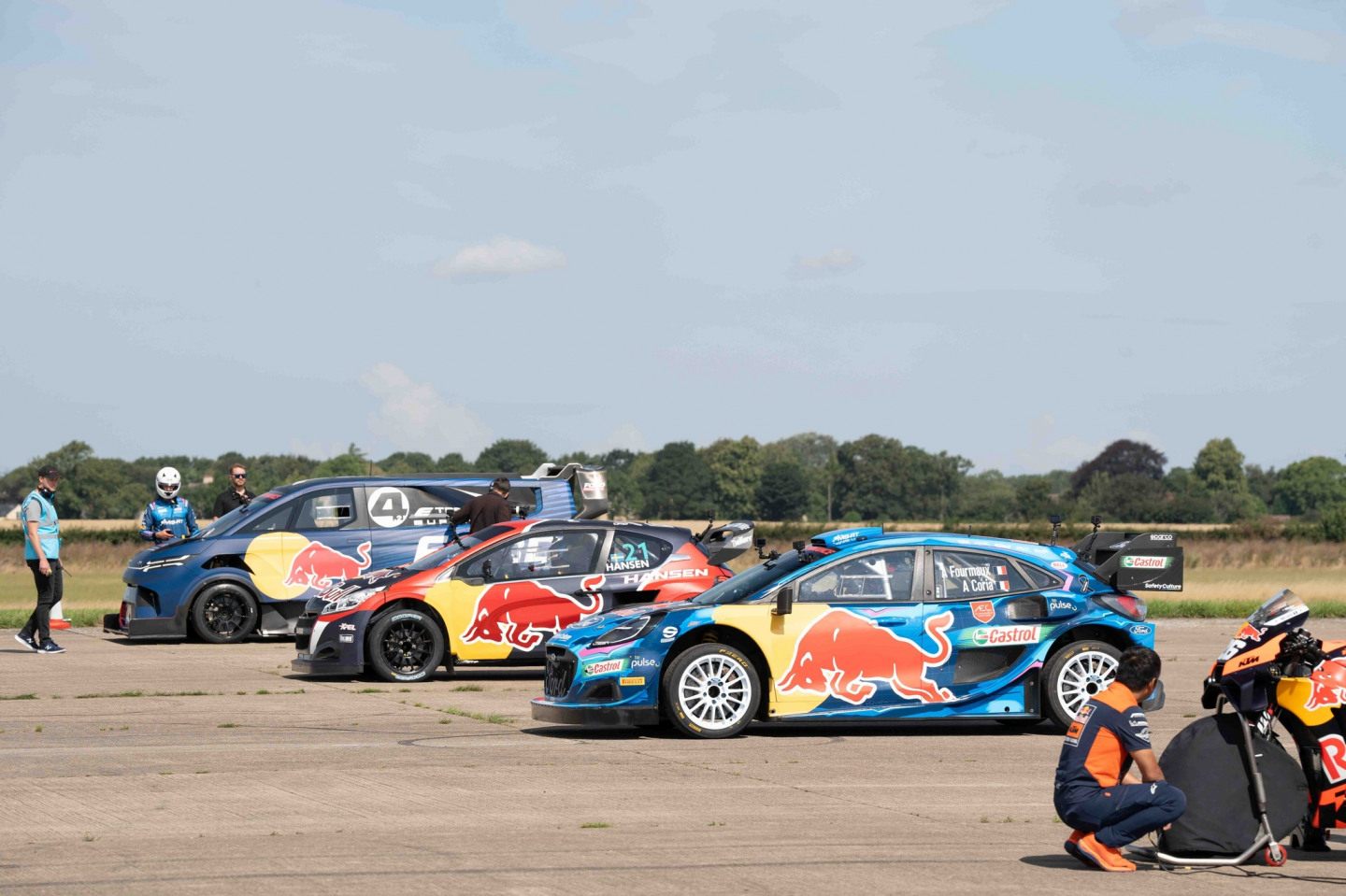 Дрэг-гонка от Red Bull © Alex Carmichael / Carwow / Red Bull Content Pool